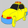 Fast police car coloring