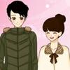 Shoujo Manga valentine couple dress up game