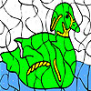 Alone goose coloring